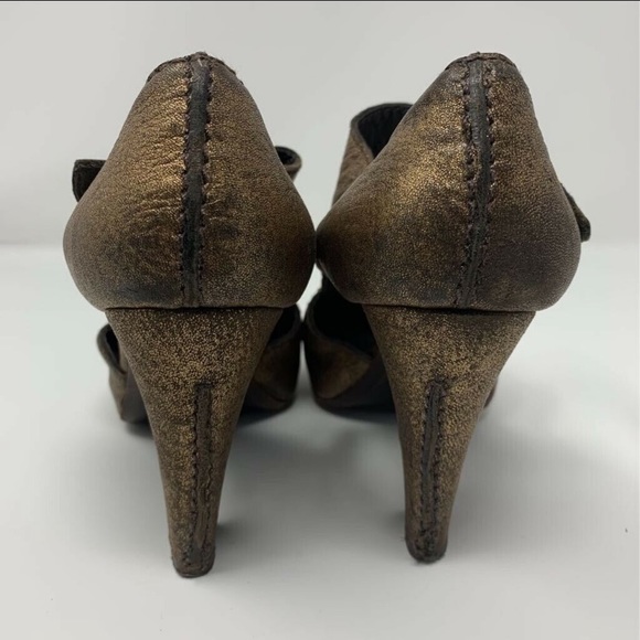 Henry Beguelin Boho Bootie Buckle Heels Sz 40/10 - Picture 4 of 8